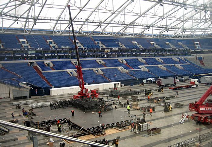 Abbau bei Bon Jovi in Gelsenkirchen